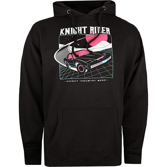 Knight Rider | Sweaters | Knight Rider Mens Kitt 200 Neon Hoodie Black ...